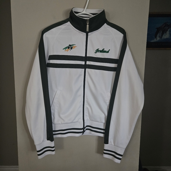 Other - 5 for $25  White and Green Ireland Track Jacket